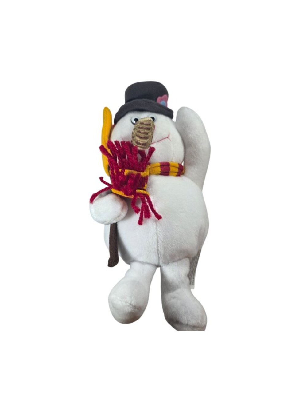 Stuffins 1999 Frosty The Snowman Plush Scarf Hat Holiday Collectible Vtg